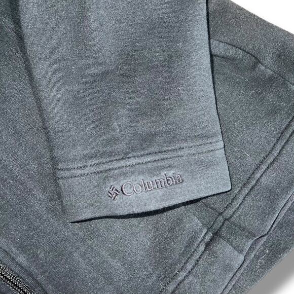 Columbia Womens Vertex Jacket Lightweight Stretch Full Zip High Collar Y2K Black - Picture 9 of 11